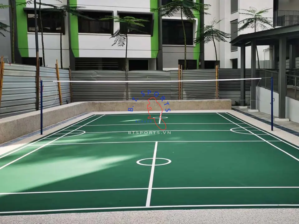 btsports sơn sân cầu lông