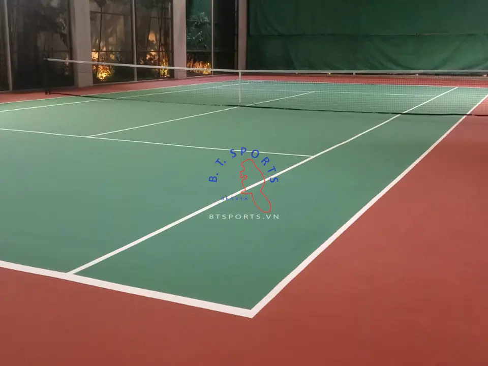 cách làm sân tennis