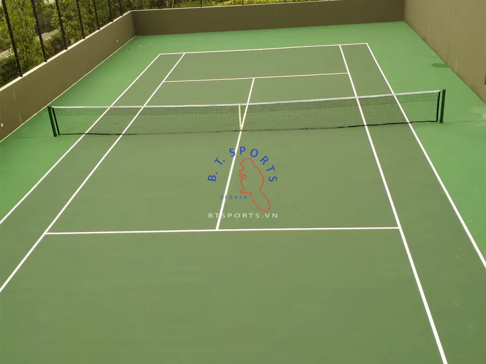 chi phí làm sân tennis