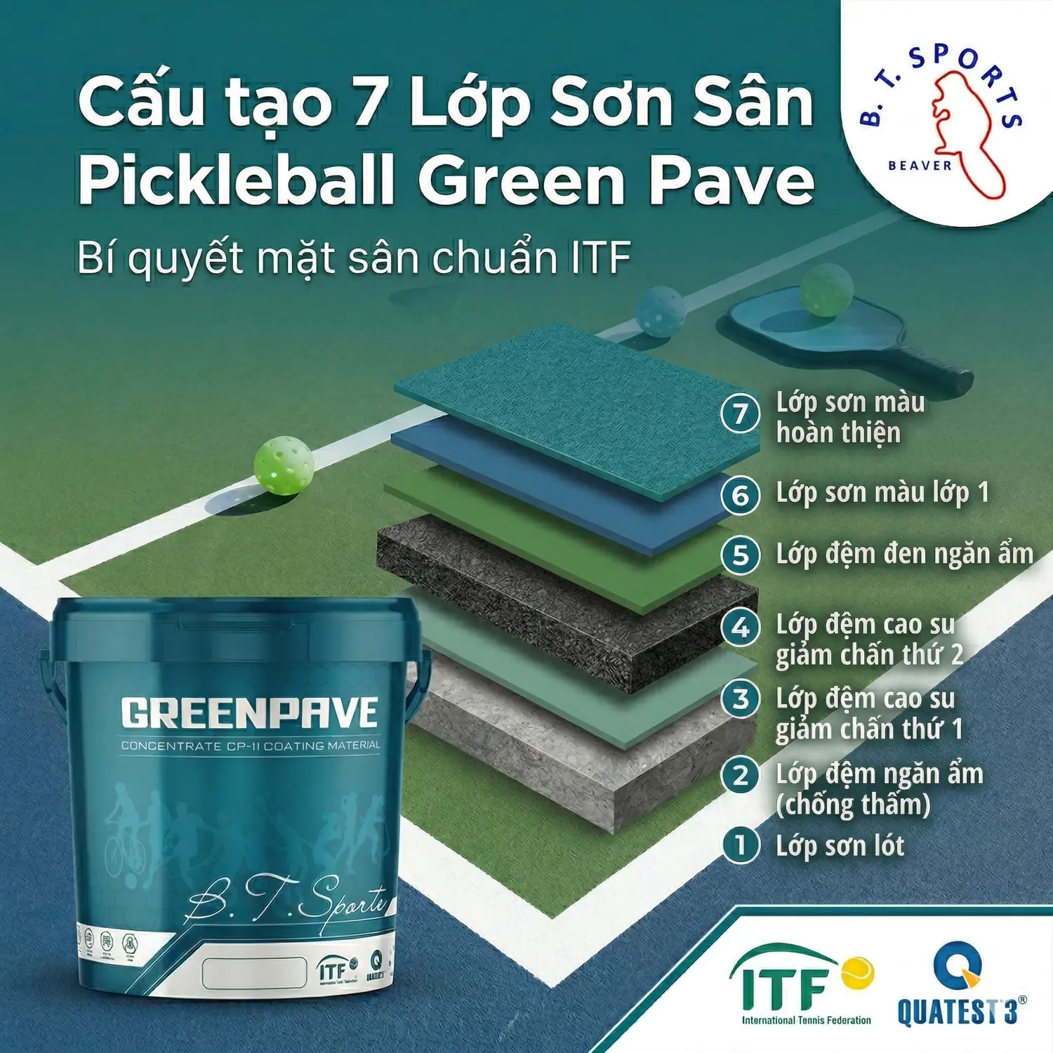 7 lop son green pave