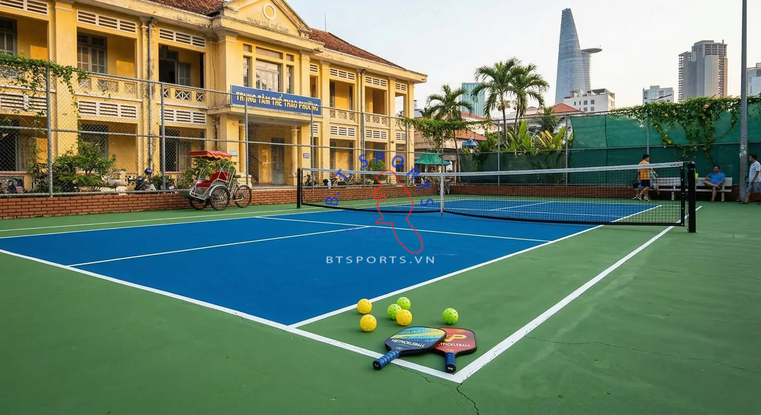 san pickleball can cai tao