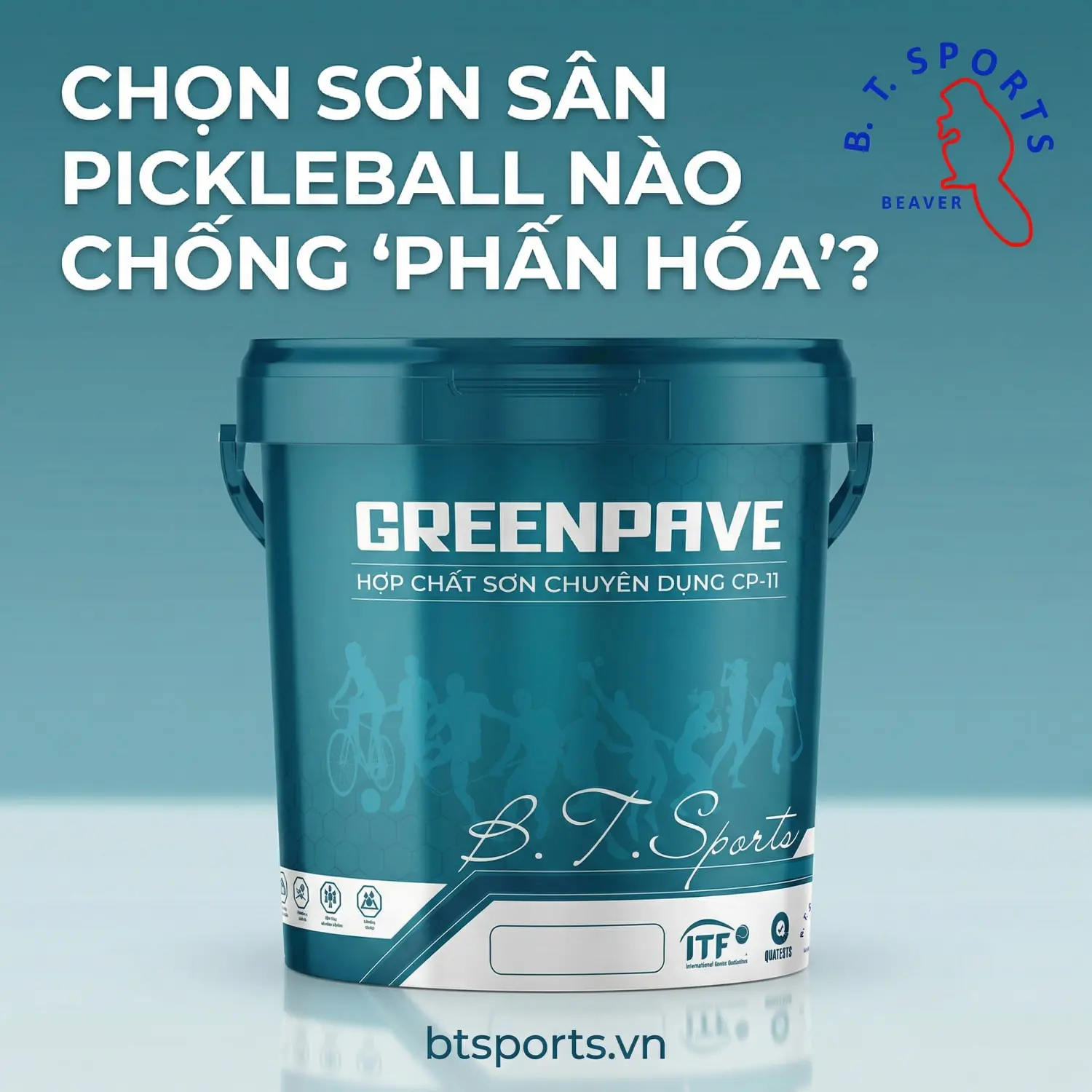 sơn sân thể thao chống phấn hóa