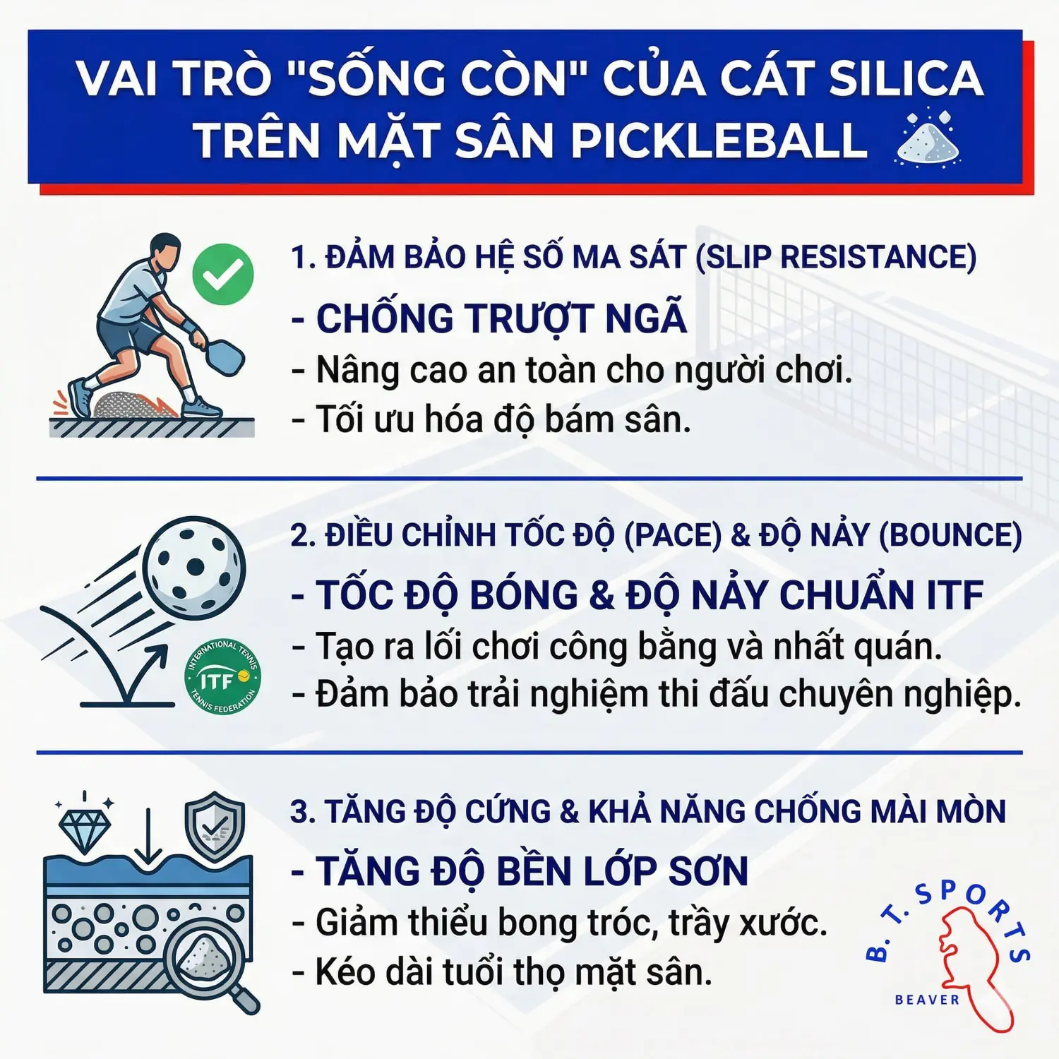 vai trò của cát silica